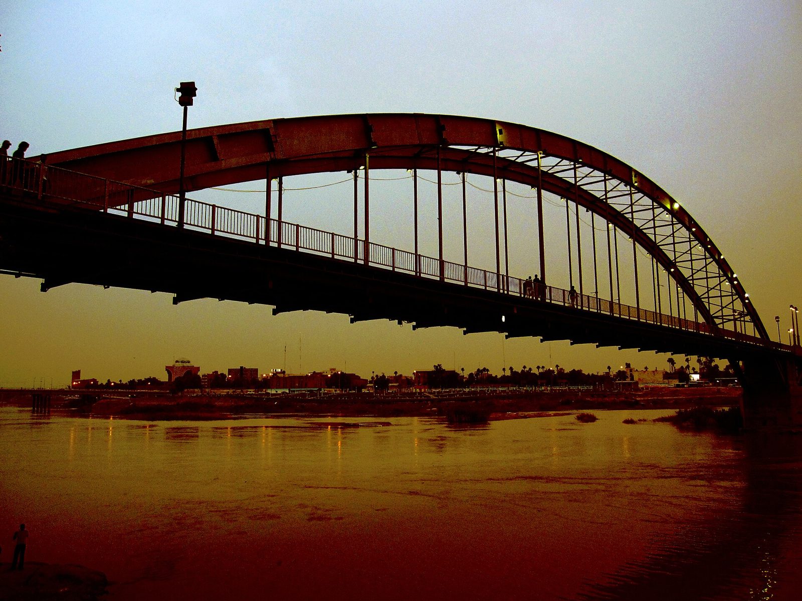 The White Bridge over the Karun river in Ahvaz